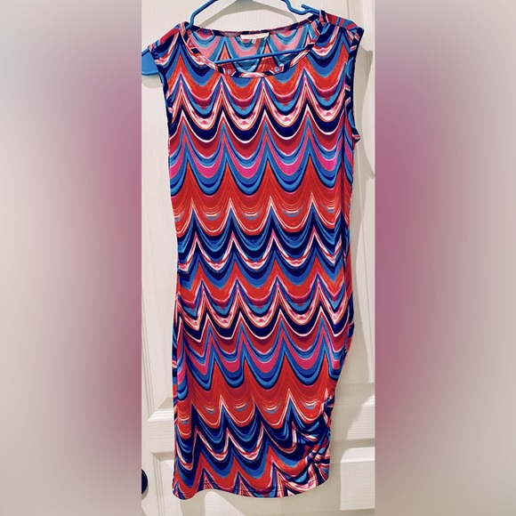 Trina by Trina Turk (REVOLVE) Sleeveless Dream Prism Matte Jersey Mini Dress - Picture 2 of 8